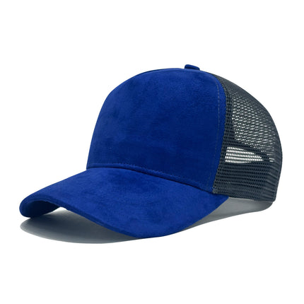 SUPERVALUECHOICE HCSEK00036 Suede Mesh Baseball Cap Unisex Breathable Sun Protection Hat
