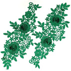 Green / 1 pair (2-piece set)