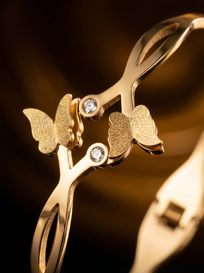 SUPÊR VÃLUE CHOICE HCSEX00022 Two butterfly bracelets