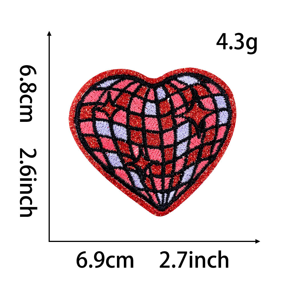 SUPERVALUECHOICE HCSEYB00020 Cherry Bow xoxo Embroidered Fabric Patch