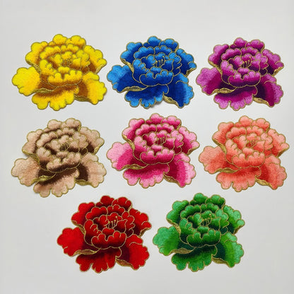 SUPERVALUECHOICE HCSEYB00074 Floral Embroidered Fabric Patches 4.72'' X 5.7''