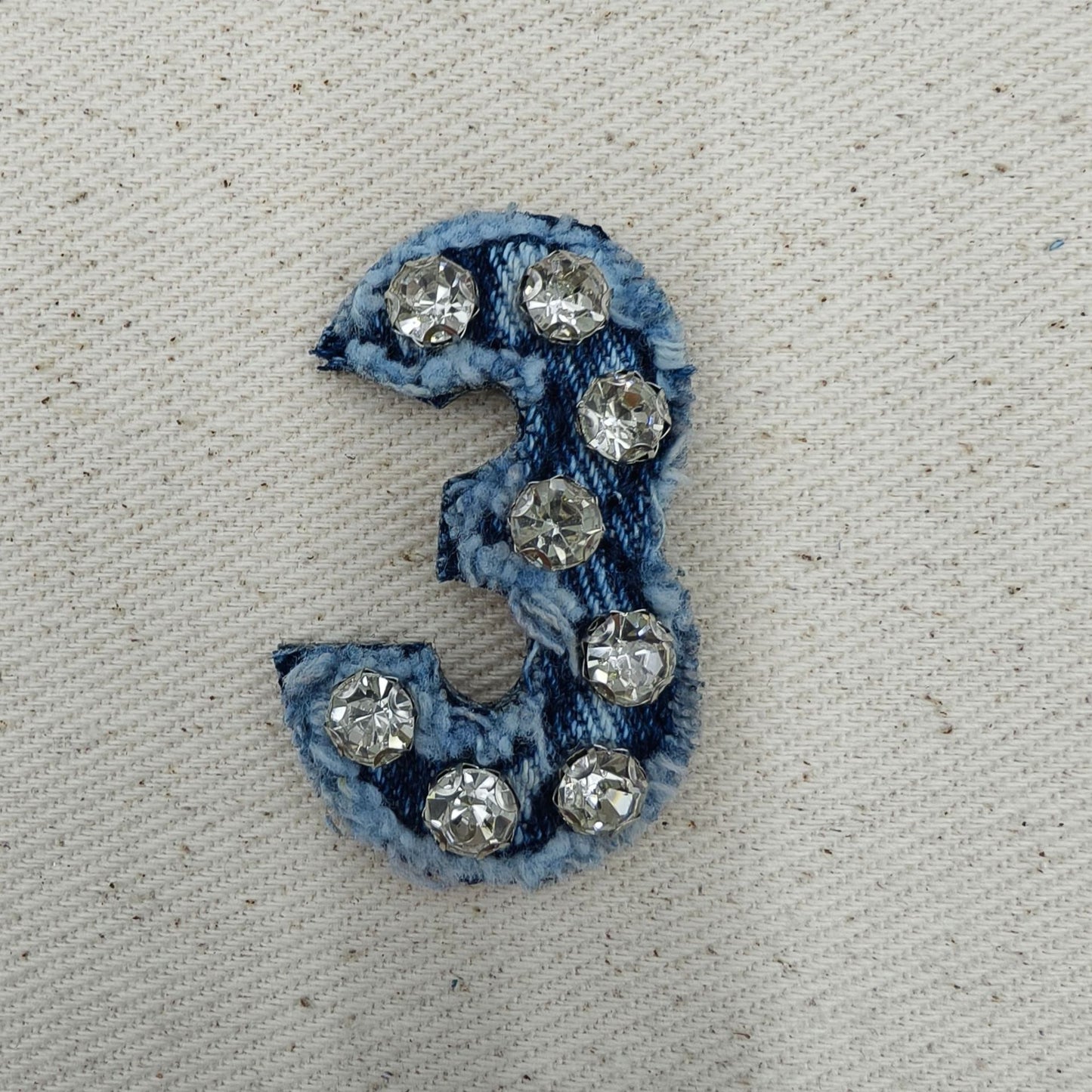SUPERVALUECHOICE HCSEYE00009 Denim Numbers embroidery clothing fabric patches