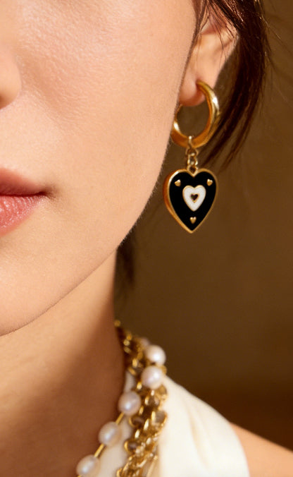 SUPERVALUECHOICE HCSETA00028 Heart-Shaped Earrings