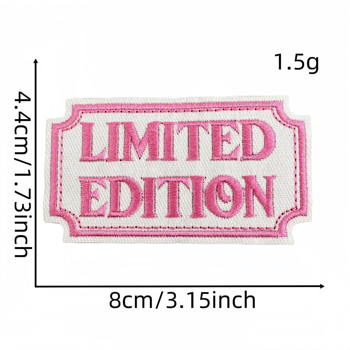 SUPERVALUECHOICE HCSEYB00032 Vintage English Graffiti Embroidered Fabric Patch