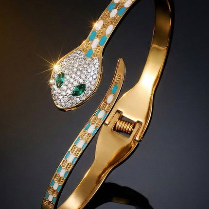 SUPÊR VÃLUE CHOICE HCSEX00024 Blue-scaled snake bracelet