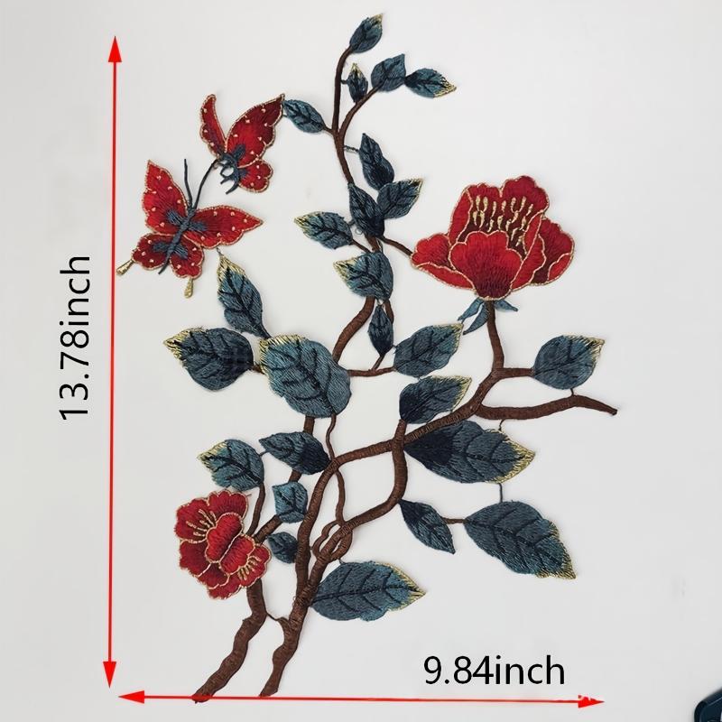 SUPERVALUECHOICE HCSEYB000116 Floral Embroidered Fabric Patches