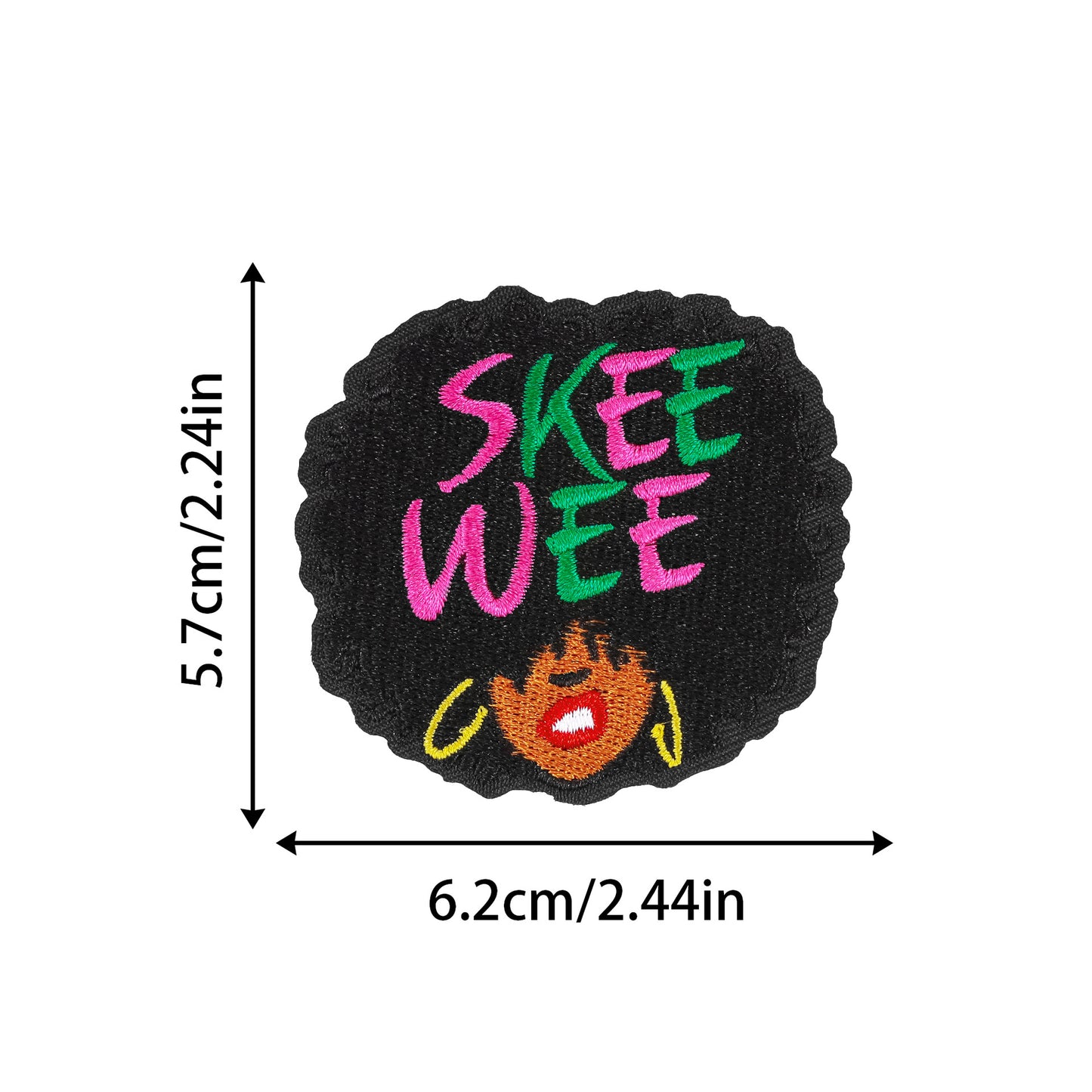SUPERVALUECHOICE HCSEYSB00110 16Pcs AKA 1908 Themed Green Pink Embroidered Iron On Patches Clothing DIY Appliques