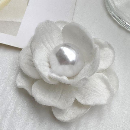 SUPERVALUECHOICE HCSEYD00029 Vintage 3D Pearl Flower Fabric Applique DIY Craft Accessory