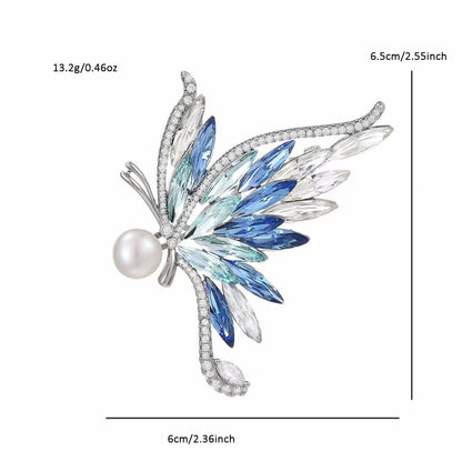 SUPERVALUECHOICE HCSESA00007 Crystal Butterfly Brooch