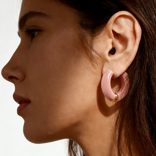 SUPERVALUECHOICE HCSETA00032 Full-circle resin earrings