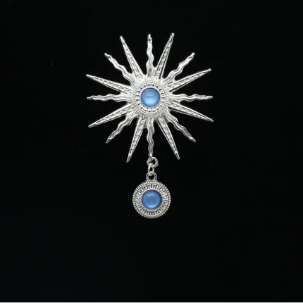SUPERVALUECHOICE HCSESC00005 DIY Baroque style pearl sun god Brooch Accessories  2.28*3.22inch