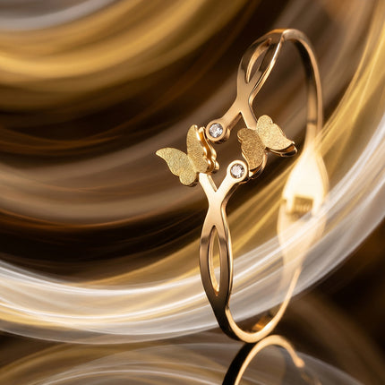 SUPÊR VÃLUE CHOICE HCSEX00022 Two butterfly bracelets