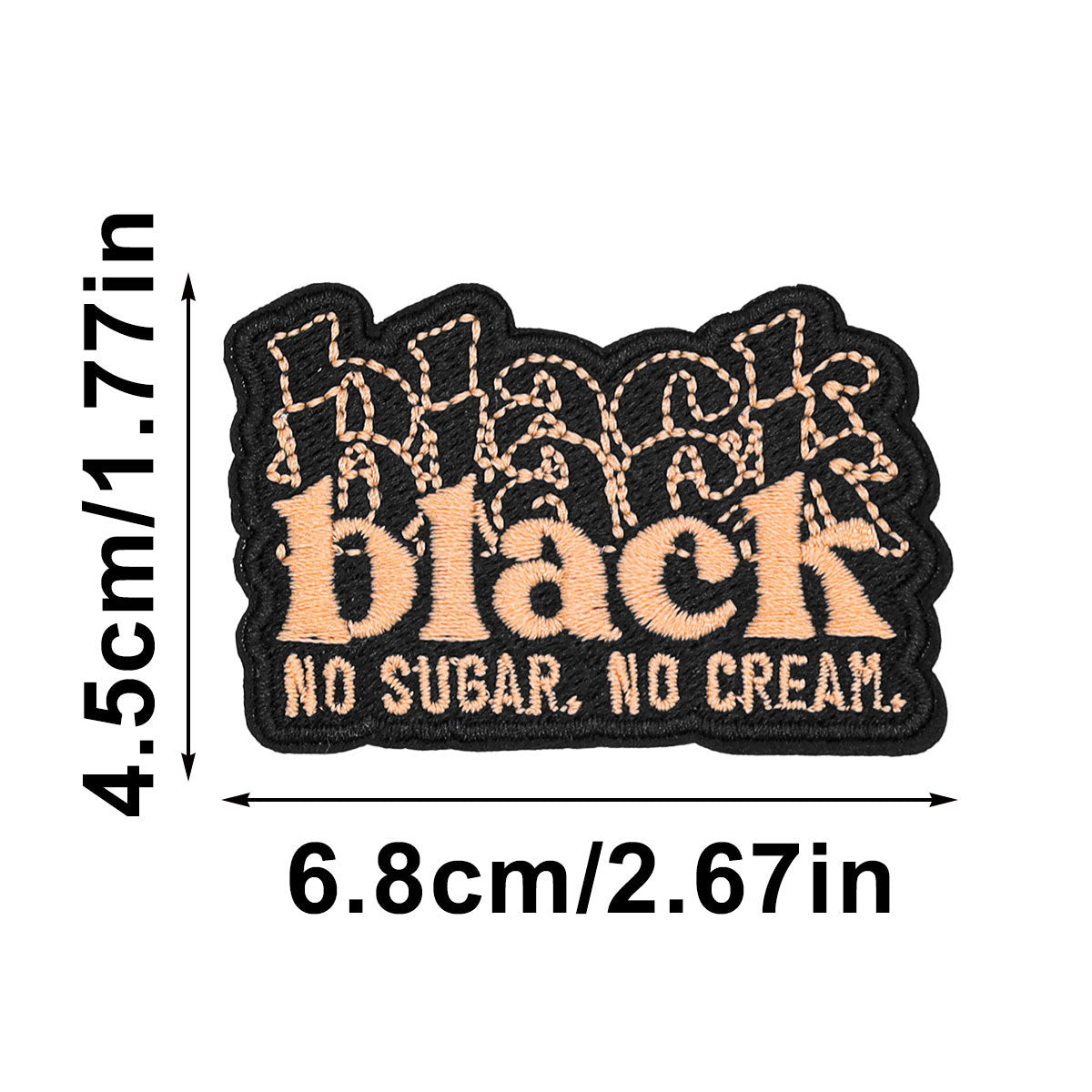 SUPERVALUECHOICE HCSEYSB00108 15Pcs Black Girl Magic Themed Embroidered Iron On Patches Apparel DIY Sewing Decor Appliques