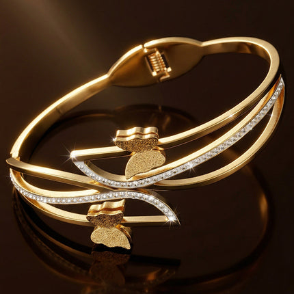 SUPÊR VÃLUE CHOICE HCSEX00036 Openwork Butterfly Bracelet
