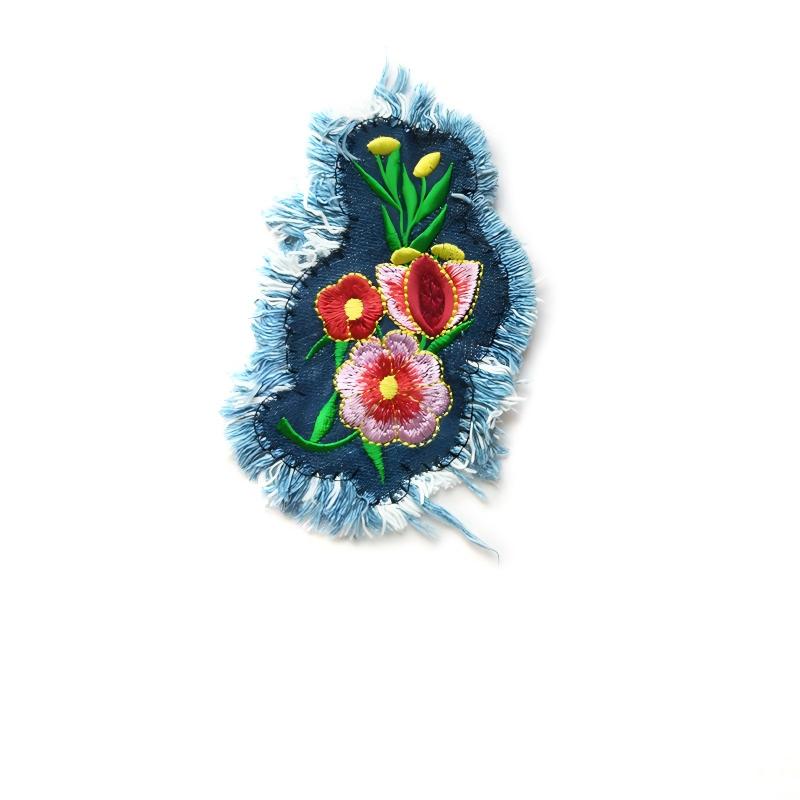 SUPERVALUECHOICE HCSEYE00010 Denim  embroidery clothing fabric patches