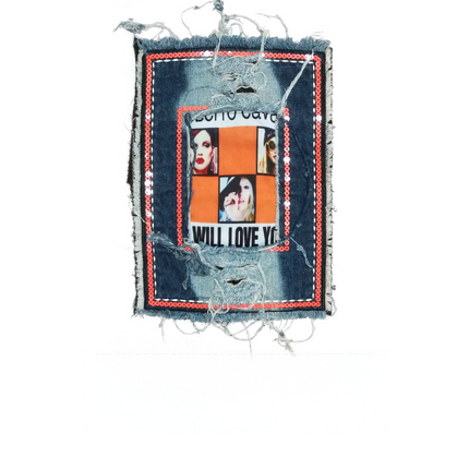 SUPERVALUECHOICE HCSEYC00014 Denim cartoon clothing fabric patches