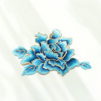 SUPERVALUECHOICE HCSEYB00124 Floral Embroidered Fabric Patches 7.8''×4.8''