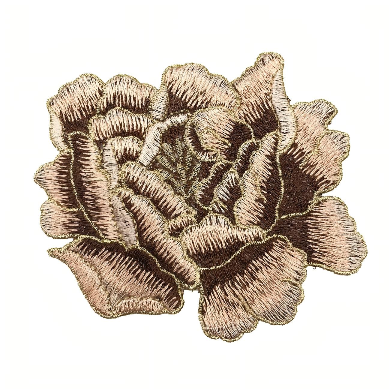 SUPERVALUECHOICE HCSEYB00063 Floral Embroidered Fabric Patches 3.93'' X 4.33''