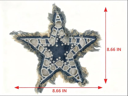 SUPERVALUECHOICE HCSEYE00008 Denim embroidery clothing fabric patches