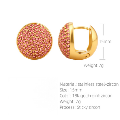 SUPERVALUECHOICE HCSETA00020 Heart-Shaped Diamond Earrings