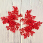 Red / 1 pair (2-piece set)