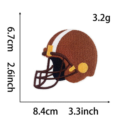 SUPERVALUECHOICE HCSEYB00029 Football Game Day Embroidered Fabric Patches