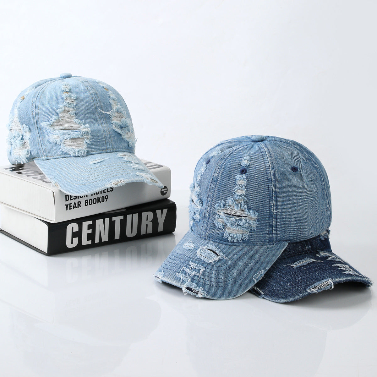 SUPERVALUECHOICE HCSEK00001 Vintage Washed Baseball Cap Distressed Adjustable Couple Casual Sun Protection Hat For Women And Men