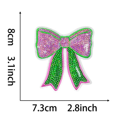 SUPERVALUECHOICE  HCSEYB00002 Letter Bow Embroidered Patch