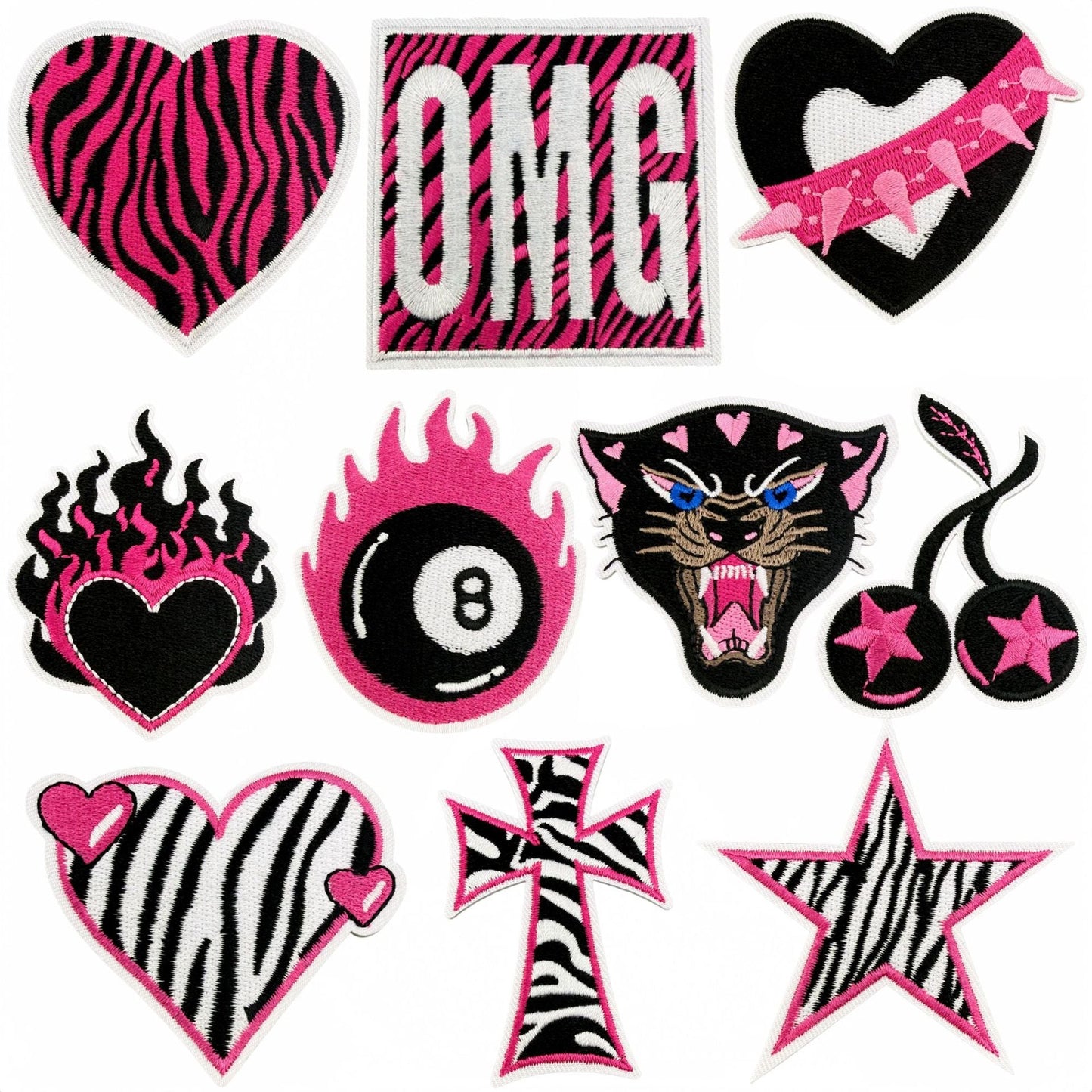SUPERVALUECHOICE  HCSEYB00008 Y2K Embroidered Fabric Patch