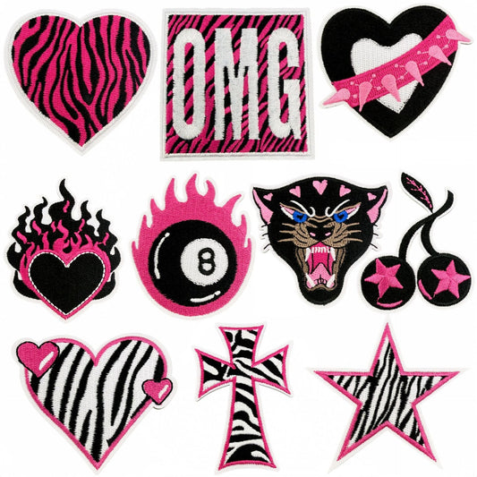 SUPERVALUECHOICE  HCSEYB00008 Y2K Embroidered Fabric Patch