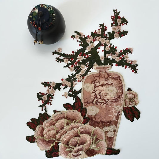 SUPERVALUECHOICE HCSEYB00052   Floral Embroidered Fabric Patches