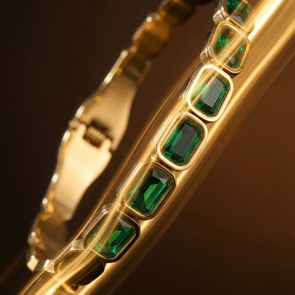 SUPÊR VÃLUE CHOICE HCSEX00004 Square Gemstone Bracelet