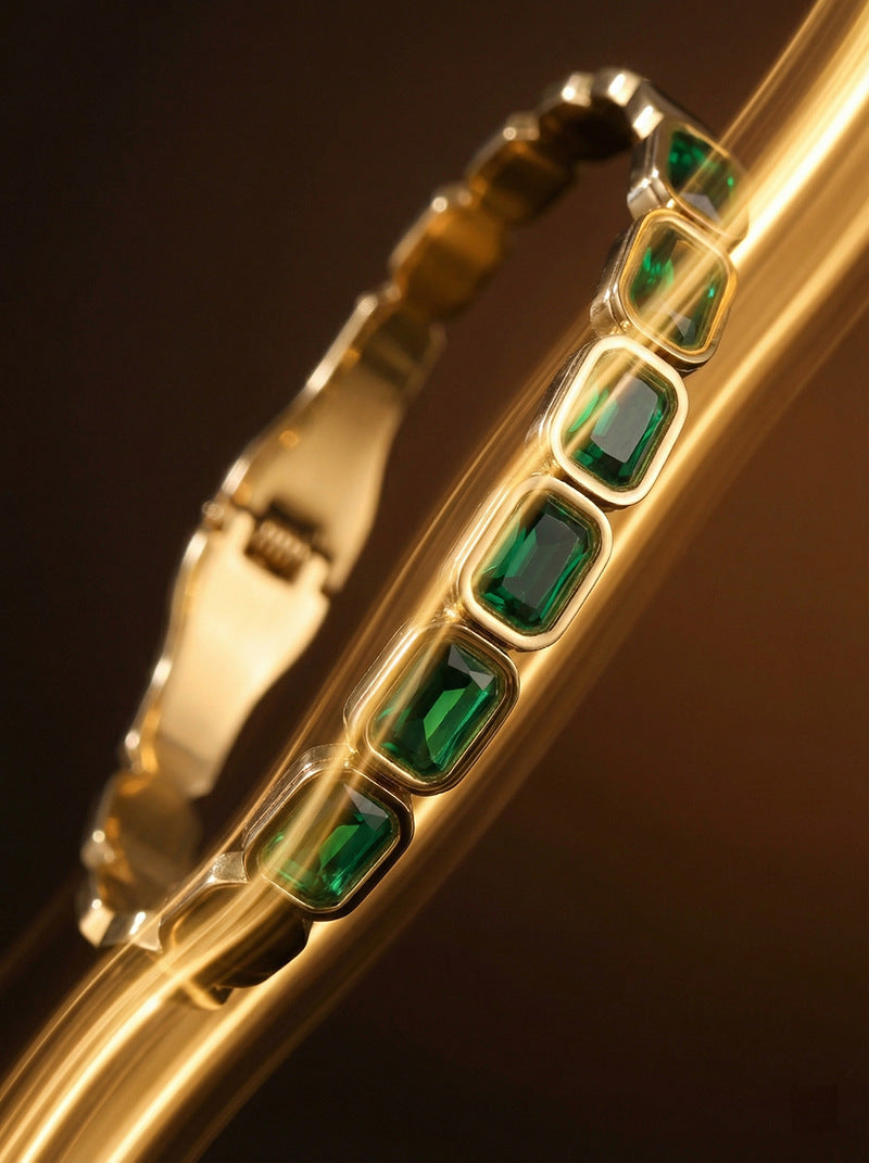 SUPÊR VÃLUE CHOICE HCSEX00004 Square Gemstone Bracelet