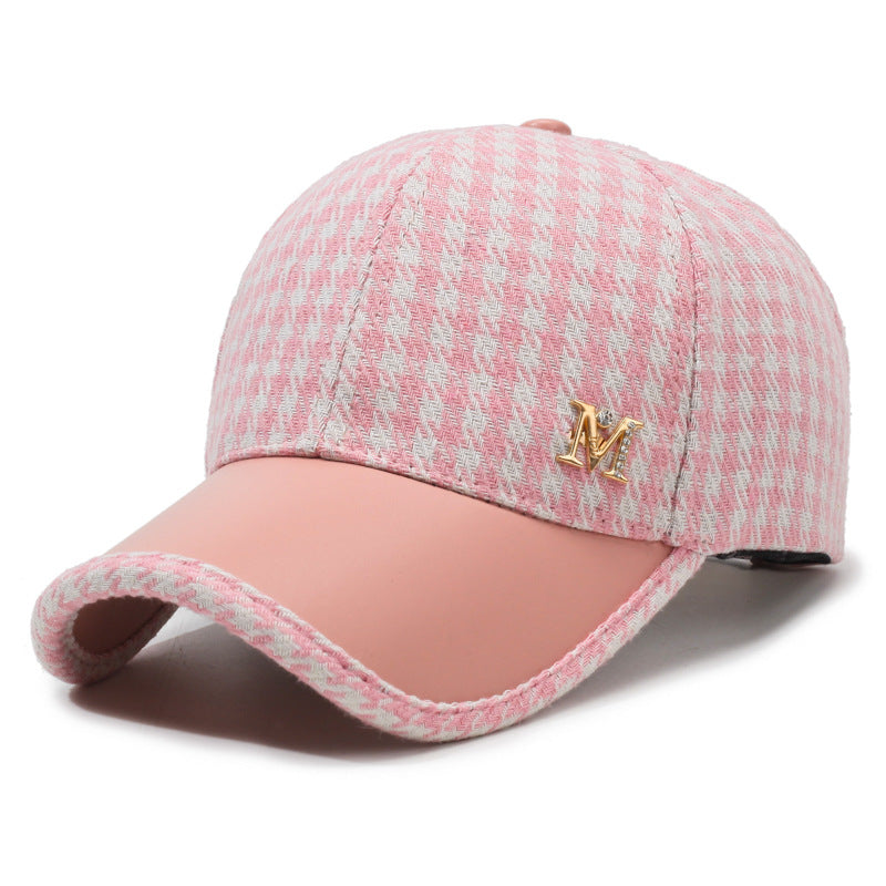 SUPERVALUECHOICE HCSEK00008 Vintage Houndstooth Baseball Cap