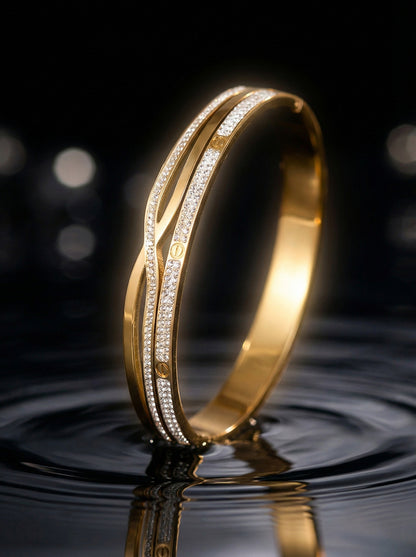 SUPÊR VÃLUE CHOICE HCSEX00041 Cross-design diamond bracelet