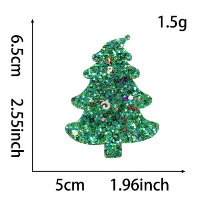 SUPERVALUECHOICE HCSEYC00007 Christmas Sequin Embroidered Fabric Patch