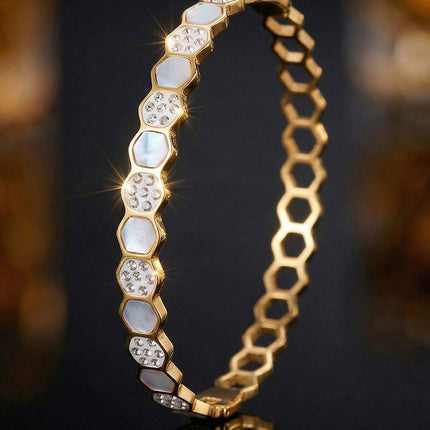 SUPÊR VÃLUE CHOICE HCSEX00029 Shell and Honeycomb Bracelet