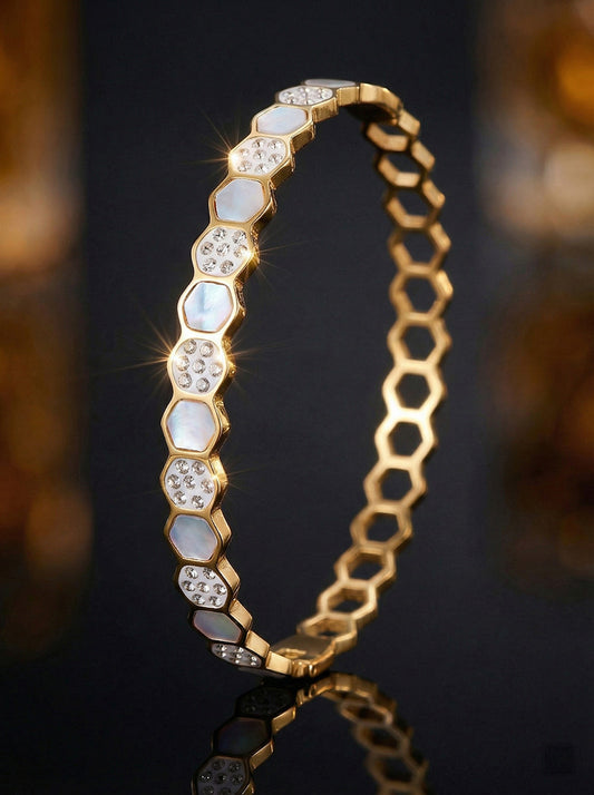 SUPÊR VÃLUE CHOICE HCSEX00029 Shell and Honeycomb Bracelet