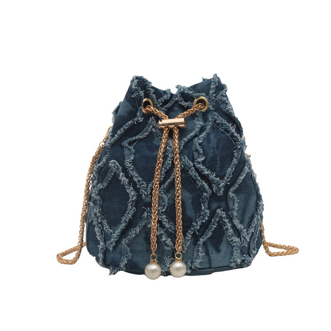 SuperValueChoice HCSEFA00012 DIY Denim single purse 8.5''×9.0''