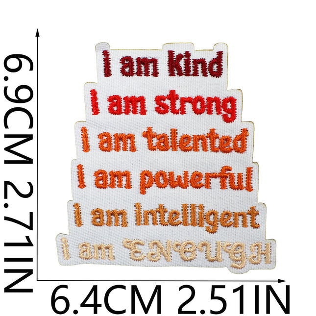 SUPERVALUECHOICE HCSEYB00012 Black Girl Magic Embroidered Fabric Patch
