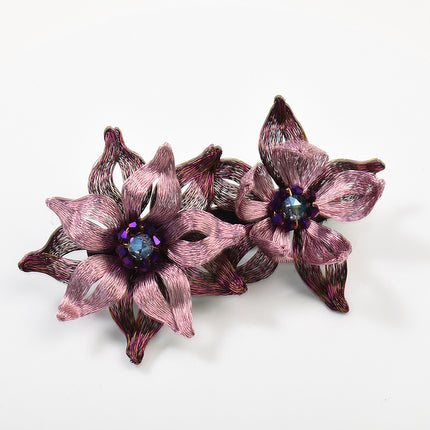 SUPERVALUECHOICE CHRISTMAS HCSELC00003 Handcrafted wire flower barrette