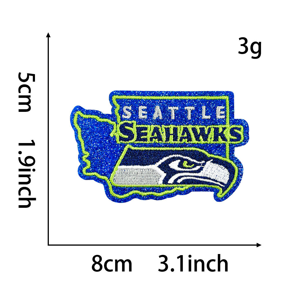 SUPERVALUECHOICE HCSEYB00027 NFL Team Emblem Embroidered Fabric Patches