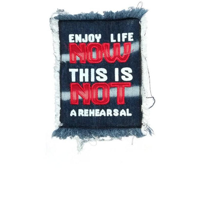 SUPERVALUECHOICE HCSEYE00006 Denim Letter embroidery clothing fabric patches