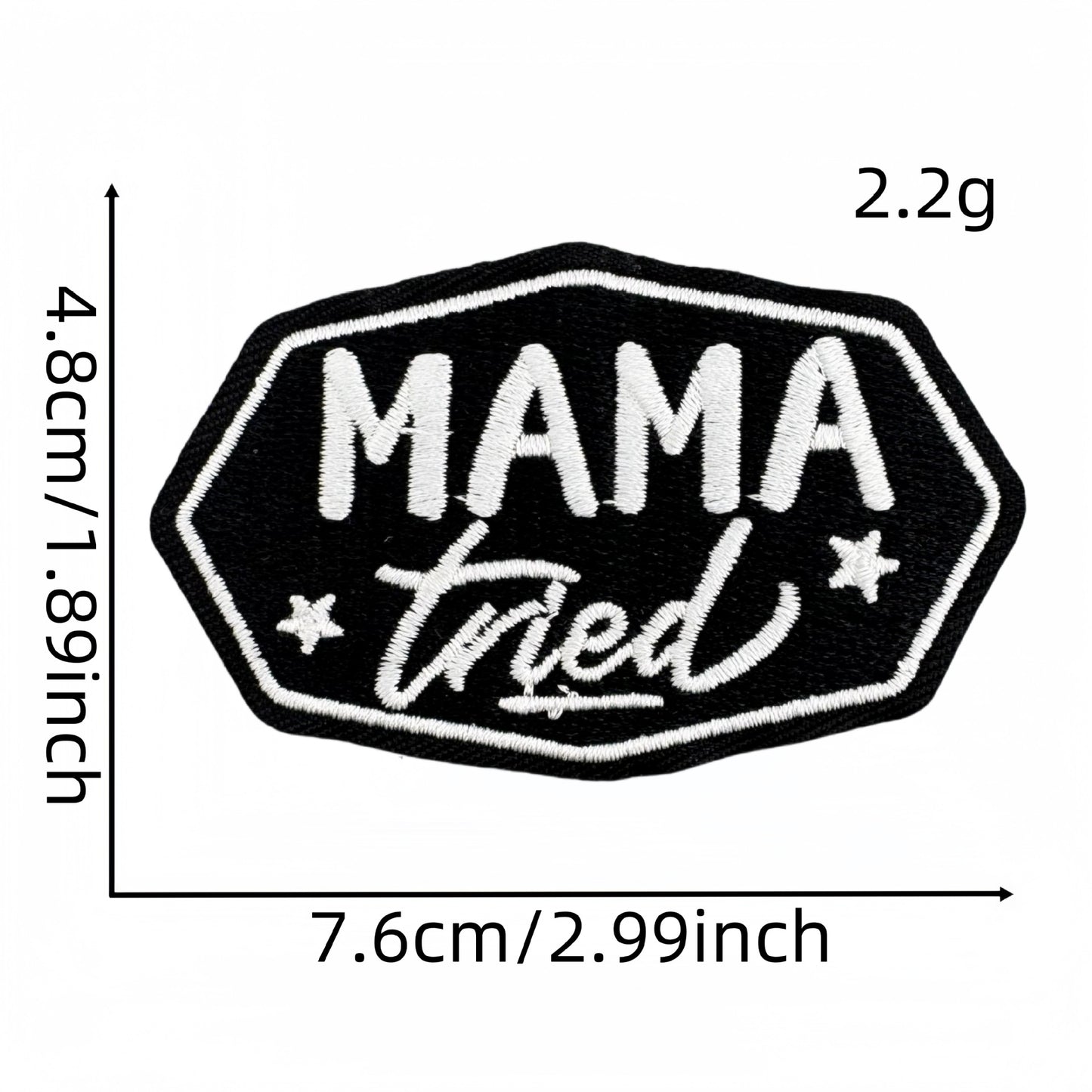 SUPERVALUECHOICE HCSEYB00030 Vintage English Graffiti Embroidered Fabric Patches