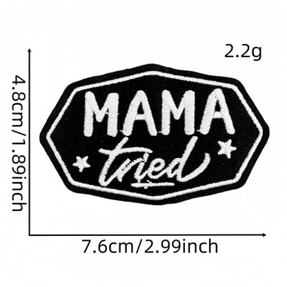 SUPERVALUECHOICE HCSEYB00030 Vintage English Graffiti Embroidered Fabric Patches