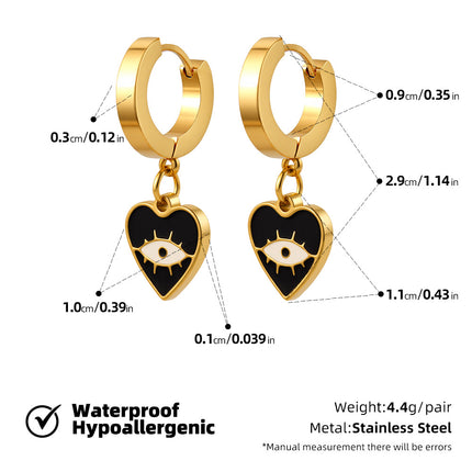 SUPERVALUECHOICE HCSETA00009 Earrings with the Eye of the Demon