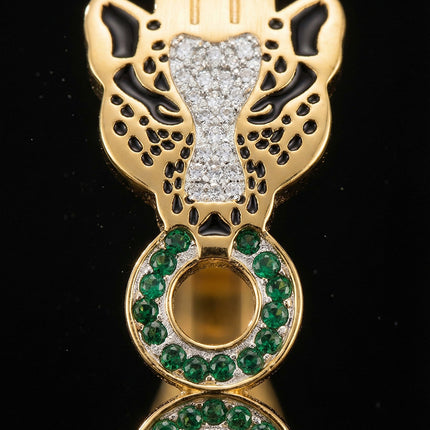 SUPÊR VÃLUE CHOICE HCSEX00009 Gold Leopard-Print Bracelet