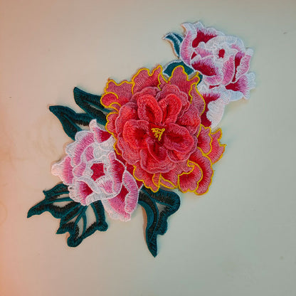 SUPERVALUECHOICE HCSEYB00040 3D Floral Embroidered Fabric Patches