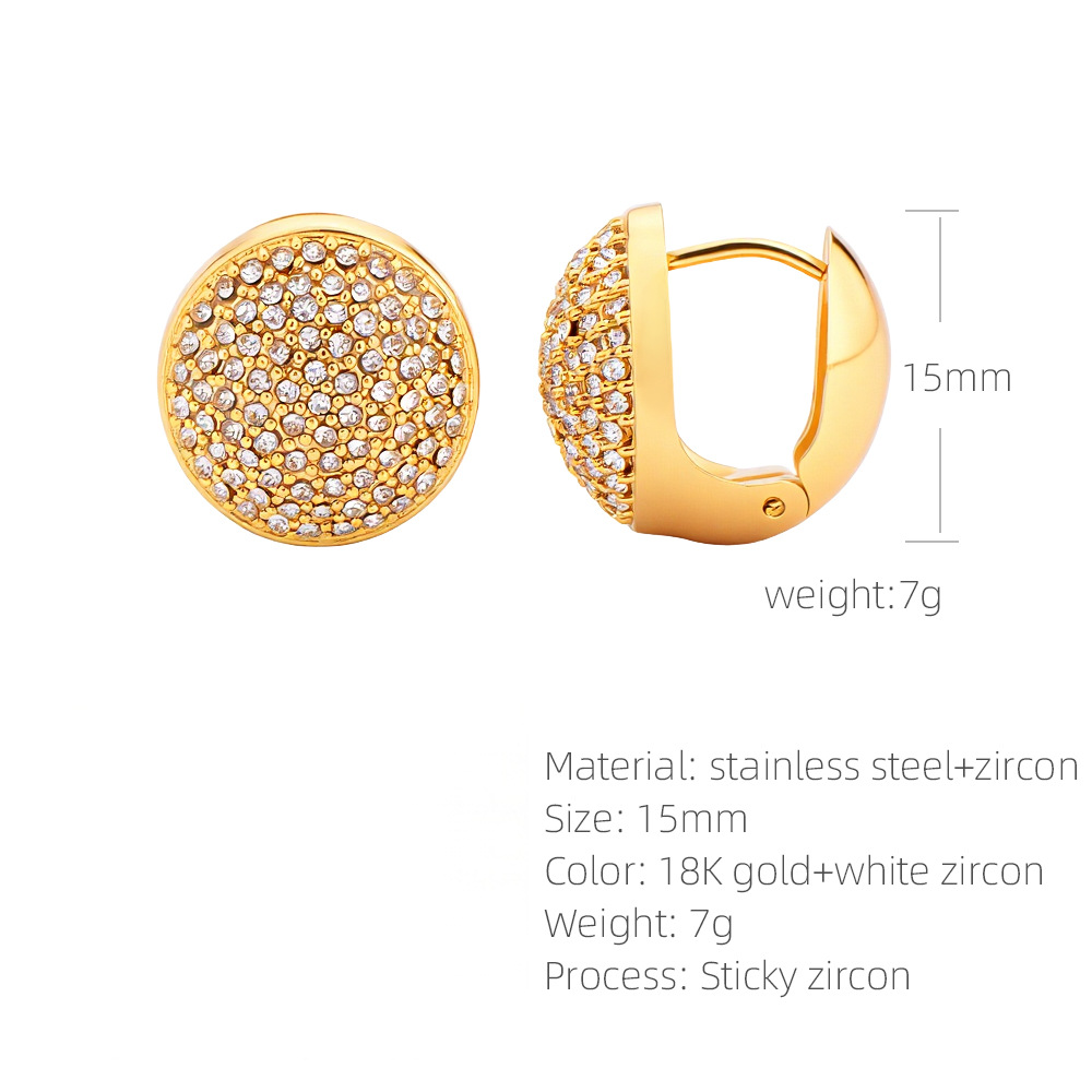 SUPERVALUECHOICE HCSETA00020 Heart-Shaped Diamond Earrings