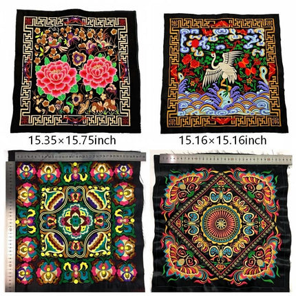 SUPERVALUECHOICE HCSEYB00119 Floral Embroidered Fabric Patches